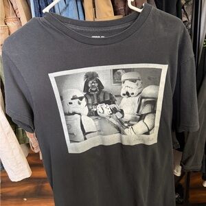 Star Wars Black Tee with Graphic Print